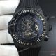 Swiss Grade Hublot Big Bang Unico King 45.5 Carbon with Baguettes Black Leather Strap (2)_th.jpg